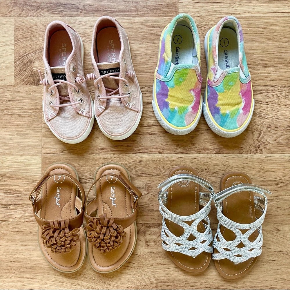 Toddler Girl Shoes (Size 7)